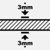 3 mm